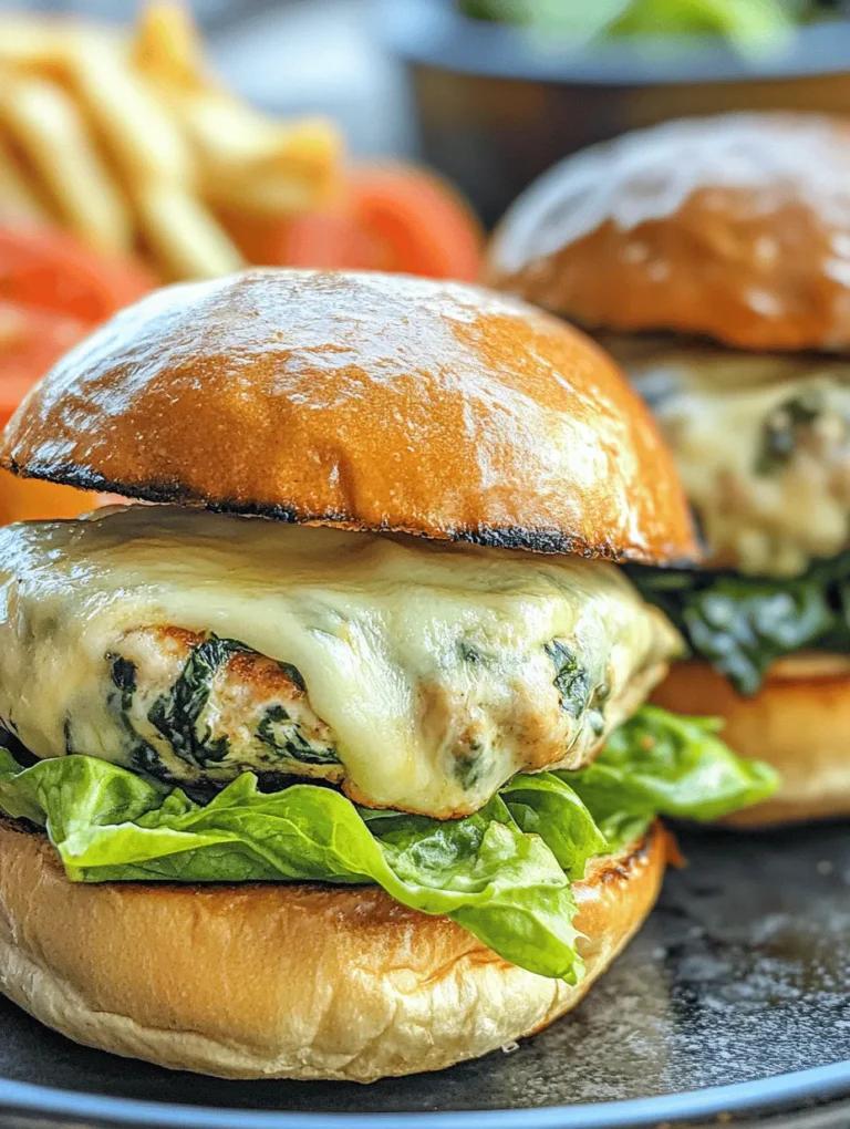 If you’re on the hunt for a burger that combines healthiness with mouthwatering flavor, look no further than White Cheddar and Spinach Chicken Burgers. This recipe not only offers a unique twist on traditional burgers but also caters to those seeking a healthier alternative without sacrificing taste. Ground chicken, fresh spinach, and creamy white cheddar come together to create a juicy, flavorful patty that you’ll want to make time and time again.