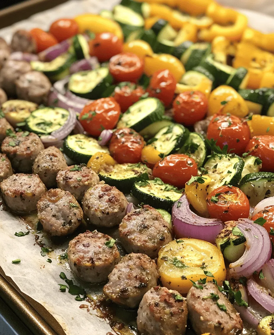 In the hustle and bustle of modern life, finding time to prepare a healthy and delicious meal can often feel like a daunting task. Enter the One-Pan Wonder: Sausage & Veggie Extravaganza, the ultimate solution for busy weeknights. This recipe brings together the robust flavors of Italian sausage with a vibrant array of fresh vegetables, all cooked effortlessly on a single sheet pan. Not only does this method simplify preparation and cleanup, but it also allows the ingredients to meld together beautifully, creating a satisfying and nutritious meal in just 40 minutes.