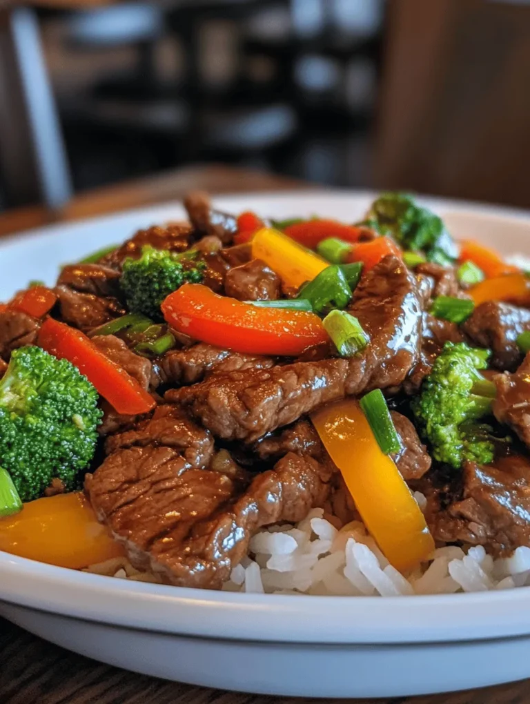 When it comes to creating a meal that captivates both the palate and the senses, few dishes can rival the allure of Savory Beef with Oyster Sauce. This delightful recipe seamlessly marries the robust flavors of tender beef with the rich, savory umami profile of oyster sauce, providing a dining experience that is both satisfying and memorable. Whether you're looking to whip up a quick weeknight dinner or impress guests during a special occasion, this dish stands out for its versatility and ease of preparation, making it a go-to choice for cooks of all skill levels.