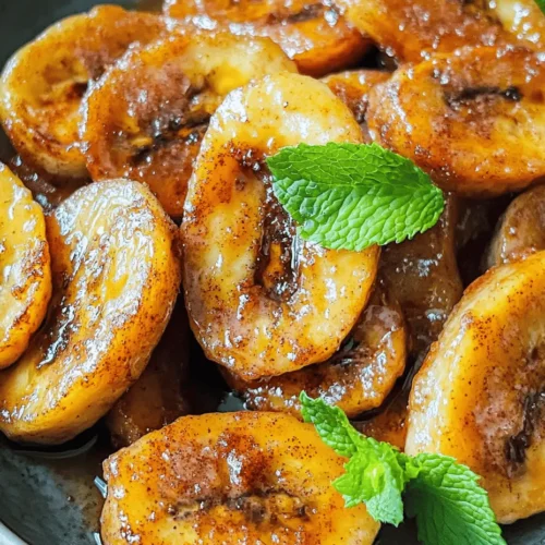 Delight in the fusion of flavors with Sweet & Spicy Pan Fried Cinnamon Bananas, a simple yet indulgent treat that transforms everyday bananas into a heavenly dessert. This recipe combines the natural sweetness of ripe bananas with the warmth of cinnamon and a touch of spice, creating a dish that is perfect for breakfast, a snack, or a delectable dessert. Easy to prepare and sure to impress, these pan-fried bananas are a true testament to the beauty of simple ingredients coming together to create something extraordinary.