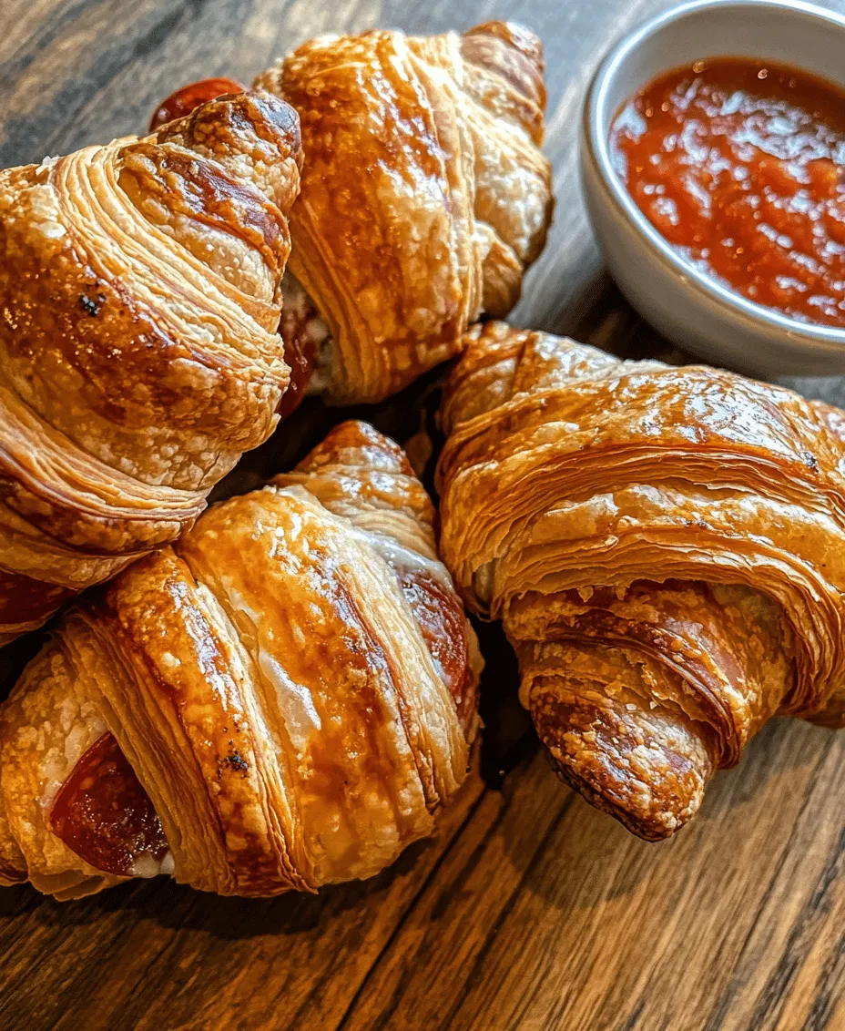 The Mozzarella Pepperoni Croissant Rolls are versatile enough to suit any event. Whether you're hosting a casual game night, preparing a festive appetizer for a holiday gathering, or simply indulging in a cozy night in, these rolls are sure to impress. Their flaky exterior gives way to a melty, cheesy interior that bursts with flavor, providing a satisfying bite every time. Plus, they're quick and easy to prepare, allowing you to whip them up with minimal fuss.