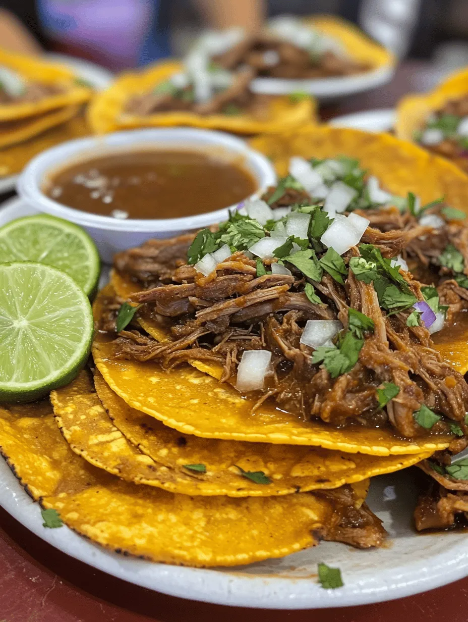 Birria tacos are a culinary gem that has captivated food lovers around the world, providing a delectable experience steeped in rich cultural significance. Hailing from the vibrant region of Jalisco, Mexico, these tacos showcase the heart and soul of Mexican cuisine through their bold flavors and comforting textures. Traditionally, birria refers to a savory stew made with meat, spices, and chilies, and over the years, this dish has evolved into the beloved street food we know today—birria tacos, where the meat is lovingly tucked into warm tortillas, often served with a side of flavorful broth for dipping.