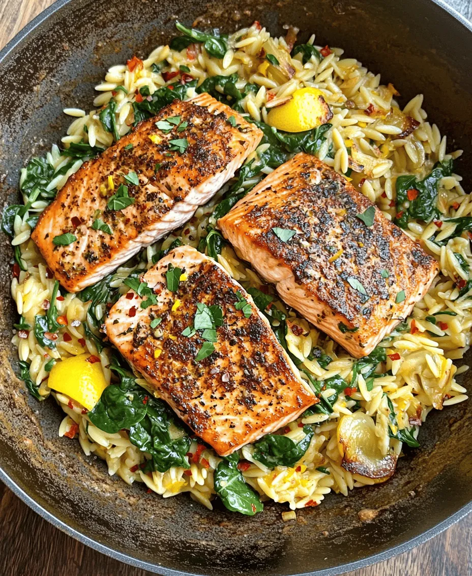 In the fast-paced world we live in, finding time to prepare healthy and delicious meals can be a challenge. That’s where the beauty of one-skillet meals comes into play, allowing you to whip up a nutritious dinner without the hassle of multiple pots and pans cluttering your kitchen. One Skillet Salmon with Lemon Orzo is a perfect example of this culinary convenience. This delightful dish combines succulent salmon, zesty lemon, and creamy orzo pasta, all cooked together in a single skillet. Not only does it taste incredible, but it’s also a breeze to clean up afterward.