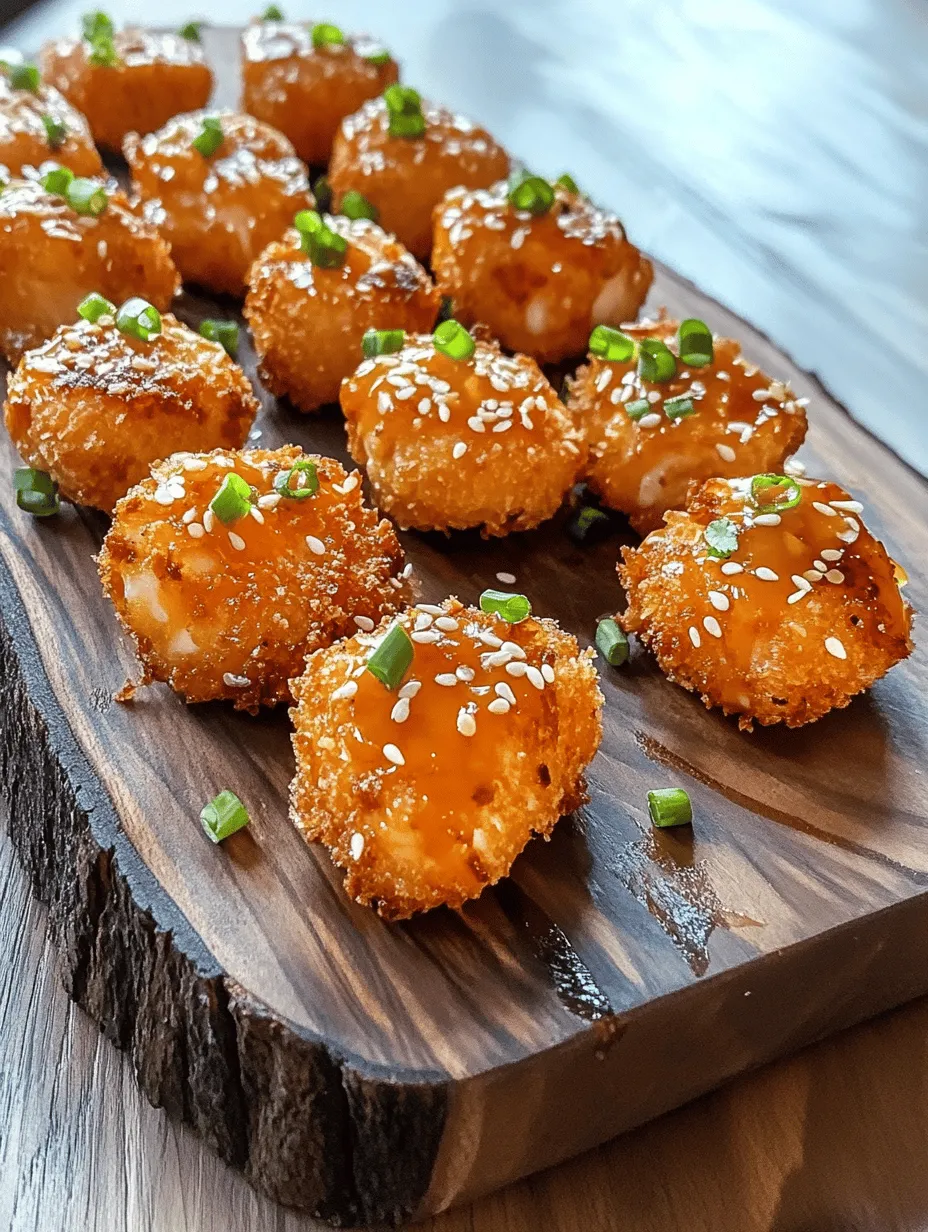 Welcome to the delightful world of flavors with our Crispy Bang Bang Salmon Bites. This tantalizing recipe perfectly marries the freshness of salmon with a crunchy exterior, all elevated by a creamy and spicy Bang Bang sauce. Whether you're hosting a lively party, gearing up for game day, or simply enjoying a cozy family dinner, these salmon bites are easy to prepare and packed with nutrients. In this article, we'll guide you through each step to create this mouthwatering dish, while also sharing insights into the ingredients and their contributions to the overall taste and texture.