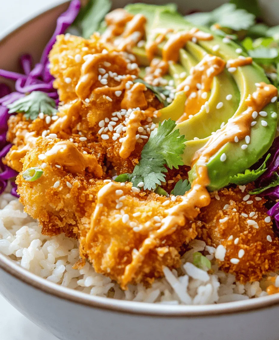 Welcome to the world of Bang Bang Chicken Bowls, where bold flavors and delightful textures come together to create an unforgettable culinary experience. This dish has rapidly gained popularity in contemporary cuisine, capturing the hearts of food enthusiasts everywhere. Originating from the vibrant flavors of Asian-inspired dishes, the Bang Bang Chicken Bowl is a delightful fusion of crispy chicken, creamy sauce, and fresh vegetables, all served atop a bed of fragrant jasmine rice.