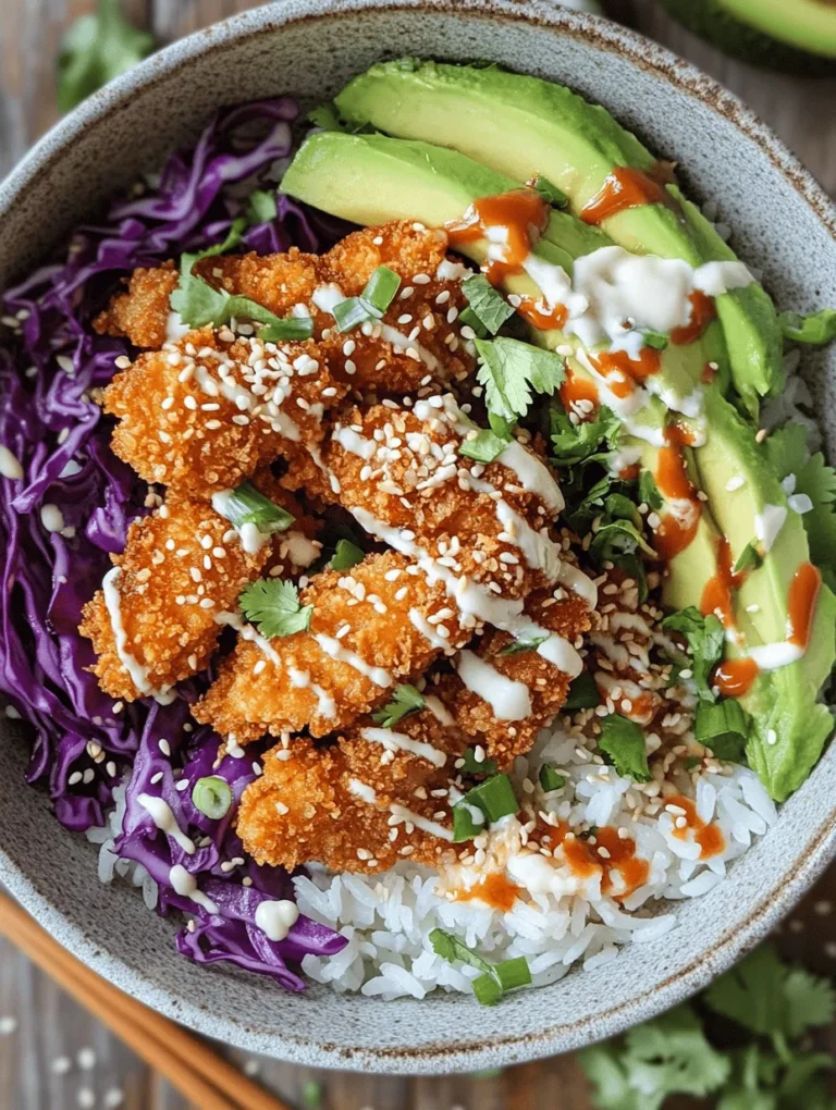 Welcome to the world of Bang Bang Chicken Bowls, where bold flavors and delightful textures come together to create an unforgettable culinary experience. This dish has rapidly gained popularity in contemporary cuisine, capturing the hearts of food enthusiasts everywhere. Originating from the vibrant flavors of Asian-inspired dishes, the Bang Bang Chicken Bowl is a delightful fusion of crispy chicken, creamy sauce, and fresh vegetables, all served atop a bed of fragrant jasmine rice.