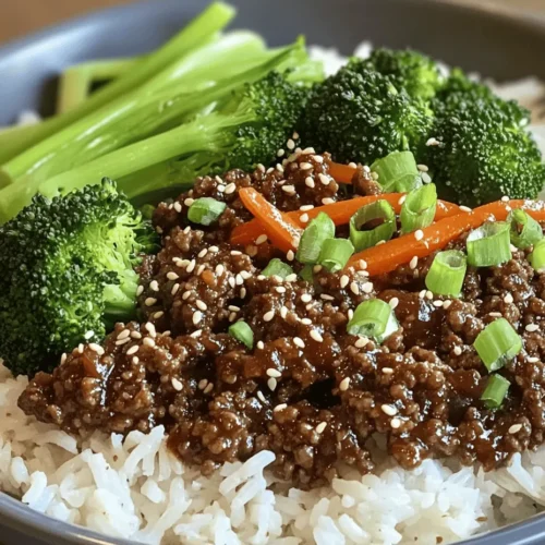 Korean cuisine has gained immense popularity worldwide, not only for its bold flavors but also for its vibrant presentation and healthful ingredients. As a harmonious blend of flavors and textures, Korean dishes often feature a balance of sweet, savory, and spicy elements that tantalize the palate. Among these culinary delights, the Korean Ground Beef Bowl stands out as a quick, satisfying, and deeply flavorful meal that caters to both busy weeknights and casual gatherings.