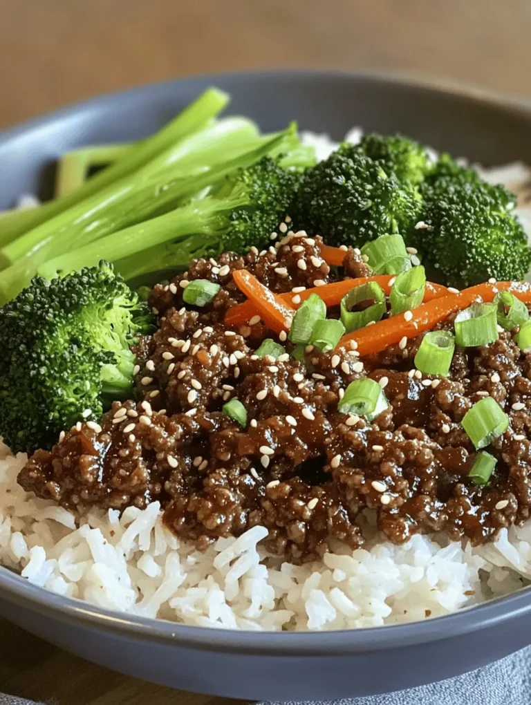 Korean cuisine has gained immense popularity worldwide, not only for its bold flavors but also for its vibrant presentation and healthful ingredients. As a harmonious blend of flavors and textures, Korean dishes often feature a balance of sweet, savory, and spicy elements that tantalize the palate. Among these culinary delights, the Korean Ground Beef Bowl stands out as a quick, satisfying, and deeply flavorful meal that caters to both busy weeknights and casual gatherings.