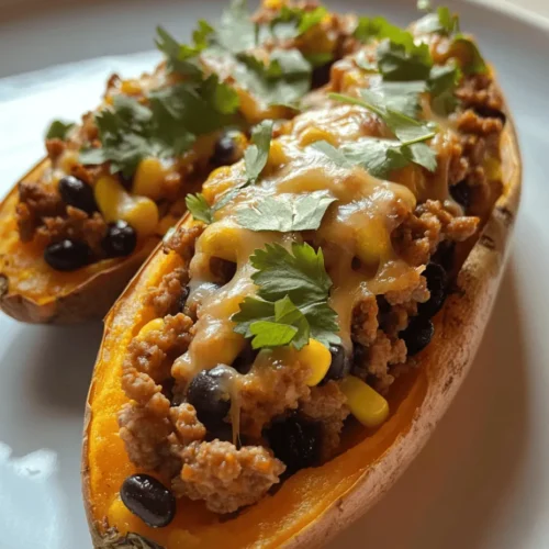 In today's health-conscious world, the focus on high-protein meals has gained significant traction. With increasing awareness about the benefits of protein in our diets, many home cooks are seeking ways to incorporate more lean protein into their meals. One standout recipe that perfectly marries health and flavor is the High Protein Ground Turkey Stuffed Sweet Potato. This dish not only tantalizes your taste buds but also aligns with the nutritional goals of those looking to maintain a balanced diet.