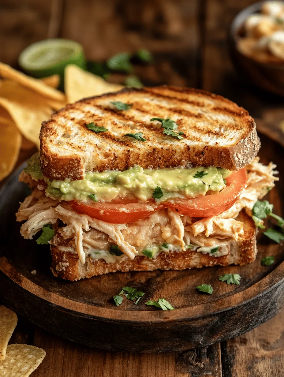 The Creamy Chicken Avocado Melt Sandwich is a delightful combination of flavors and textures that makes it an ideal choice for lunch or a light dinner. This recipe not only tantalizes your taste buds with the creamy goodness of avocado, tender chicken, and melted cheese, but it also provides a nutritious boost with wholesome ingredients. The sandwich is a perfect balance of protein, healthy fats, and carbohydrates to keep you energized throughout the day.