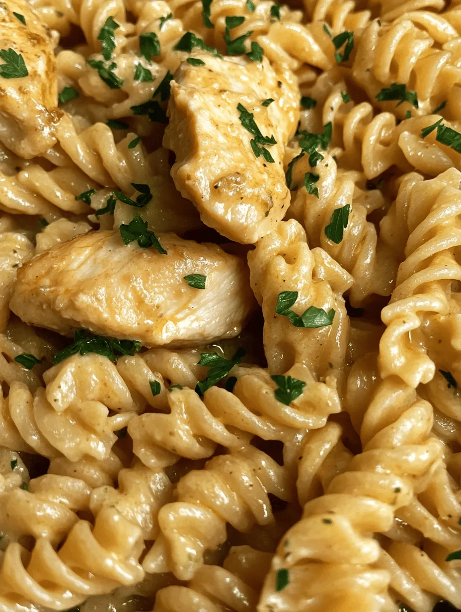 Imagine sitting down to a warm, comforting bowl of pasta that wraps you in a hug with every bite. The dish we’re diving into today is Creamy Garlic Butter Chicken & Rotini in Parmesan Sauce, a delightful combination that brings together tender chicken, perfectly cooked rotini, and a rich, velvety sauce that boasts layers of flavor. This recipe is not just a meal; it’s an experience that transforms ordinary ingredients into extraordinary comfort food.