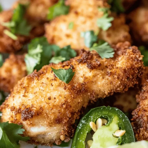 If you’re searching for a dish that perfectly balances bold flavors and enticing heat, look no further than Spicy Jalapeno Chicken. This recipe is a delightful combination of succulent chicken marinated in a zesty jalapeno-infused buttermilk, coated in a crispy blend of flour and cornmeal, and fried to golden perfection. The allure of this dish lies not just in its fiery kick but also in its incredible tenderness, making it an excellent choice for a variety of occasions. Whether you’re whipping up a quick weeknight dinner or preparing for a lively gathering with friends, Spicy Jalapeno Chicken is sure to impress and satisfy even the most discerning palates.