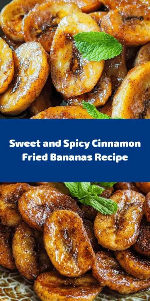 Indulge in the perfect blend of sweetness and spice with these Sweet & Spicy Pan Fried Cinnamon Bananas! This easy recipe features ripe bananas caramelized in butter and brown sugar, with a hint of cinnamon and nutmeg. In just 15 minutes, you can create a delicious treat that's perfect for breakfast or dessert. Top with fresh mint for an extra pop of flavor. Get ready to savor this warm, delightful dish that’s sure to impress! 🍌✨