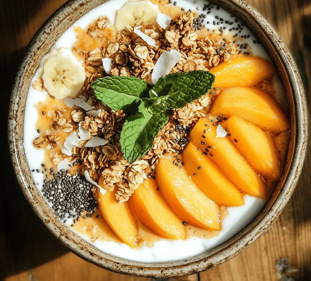 If you're on the hunt for a delicious, refreshing, and visually appealing recipe that can easily double as breakfast or a mid-afternoon snack, look no further than the Peach Paradise Smoothie Bowl. This vibrant bowl is not just a treat for the taste buds but also a feast for the eyes, offering an irresistible combination of flavors that reflect the essence of summer. Smoothie bowls like this one have taken the culinary world by storm, and for good reason. They are versatile, nutritious, and can be customized to suit your personal preferences, making them a perfect addition to any health-conscious diet.
