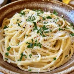 Garlic Parmesan Pasta is the epitome of comfort food, marrying the rich flavors of garlic and cheese with the satisfying texture of pasta. This dish has garnered a special place in the hearts of pasta lovers around the world. Whether served as a quick weeknight meal or dressed up for a more formal occasion, Garlic Parmesan Pasta delivers on flavor and ease, making it a versatile option for any table.