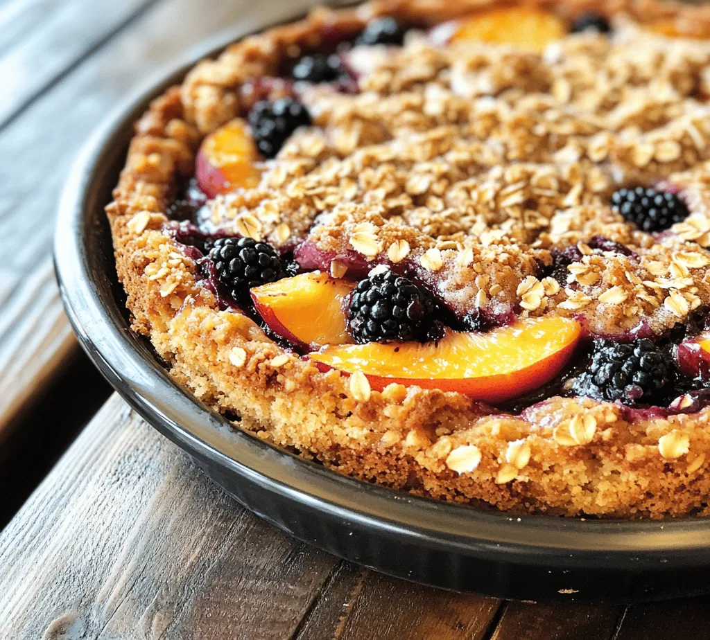 To create the perfect Peach Blackberry Coffee Cake, understanding each ingredient's role is crucial. Let’s break down the key components that will come together to form this mouthwatering delight.