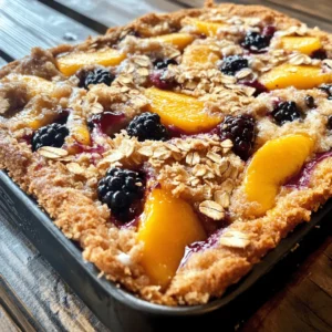 To create the perfect Peach Blackberry Coffee Cake, understanding each ingredient's role is crucial. Let’s break down the key components that will come together to form this mouthwatering delight.