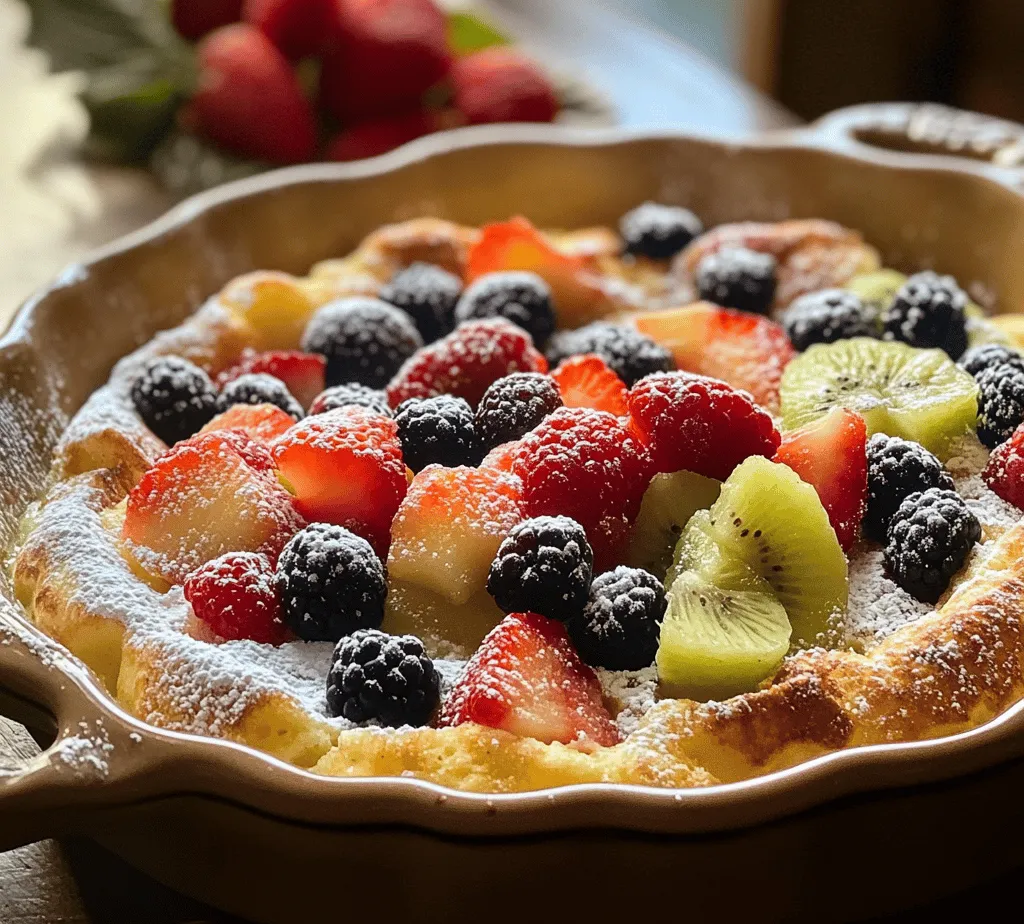 To craft the Fluffy German Pancake Delight, you’ll need a handful of essential ingredients, each playing a vital role in achieving the perfect balance of texture and flavor. Here’s an overview of what you’ll need and how each ingredient contributes to the final outcome: