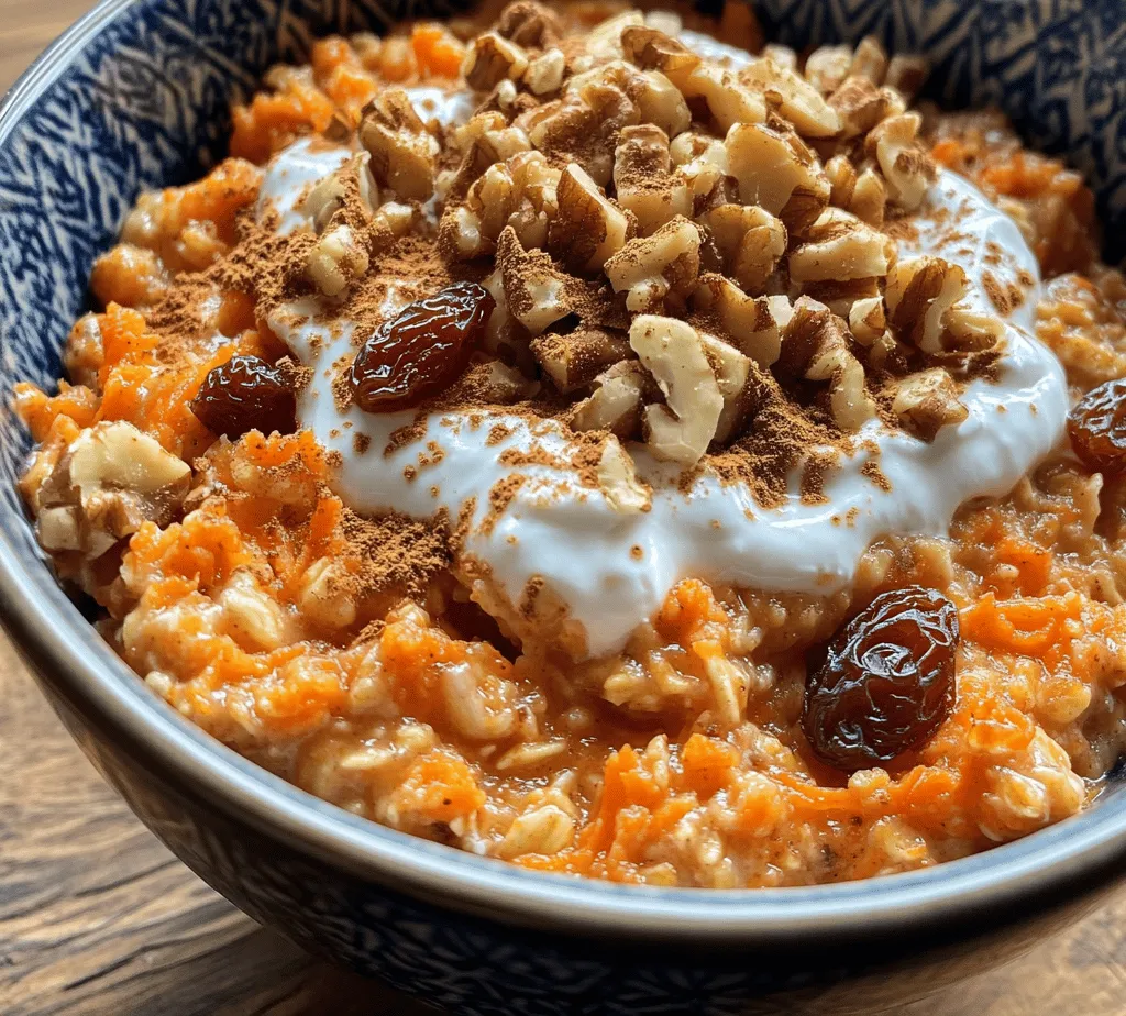 In recent years, the demand for healthy breakfast alternatives has surged, with more people seeking options that not only satisfy their taste buds but also provide essential nutrients to kick-start their day. Among this growing trend, the Carrot Cake Oatmeal Delight stands out as a wholesome and delightful breakfast choice. This innovative twist on traditional oatmeal combines the comforting flavors of carrot cake with the heartiness of oats, creating a dish that is both nutritious and satisfying.