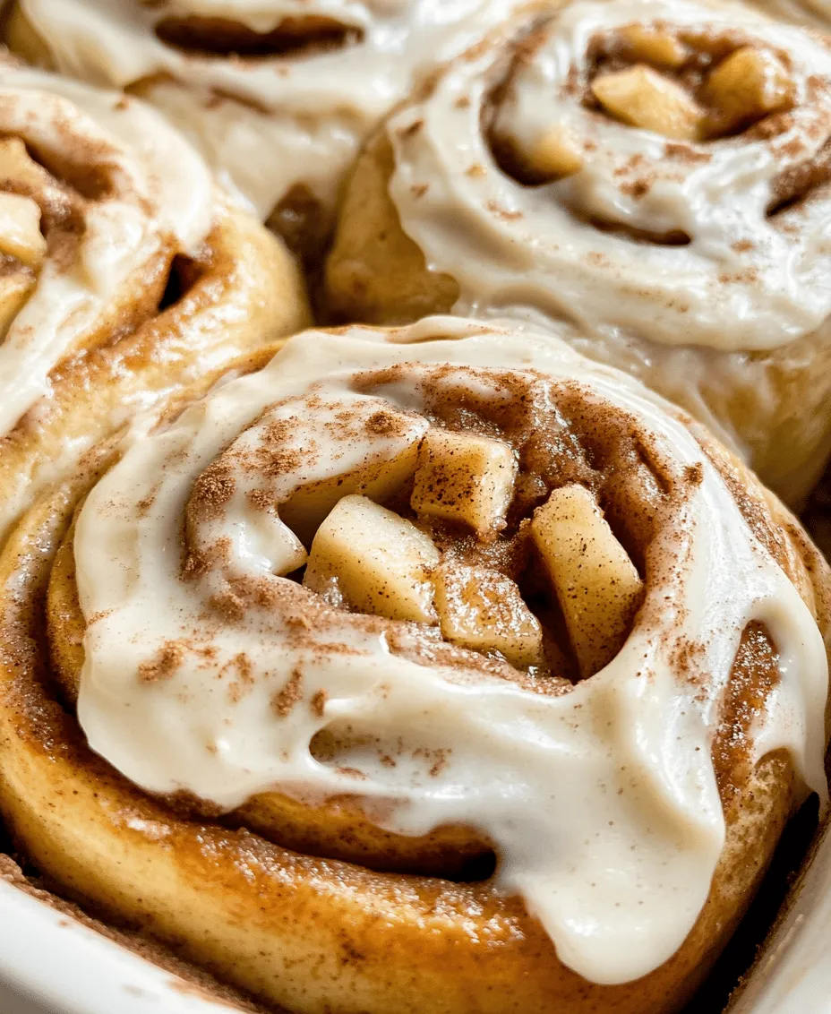 There's something undeniably joyous about the scent of freshly baked cinnamon rolls wafting through your kitchen. The allure of homemade cinnamon rolls is a comfort that transcends generations, offering warmth and nostalgia in every bite. Now, imagine elevating this classic treat with the delightful addition of apples and a velvety cream cheese frosting. The combination of sweet, tart apples and aromatic cinnamon creates an irresistible flavor profile that is sure to become a family favorite.