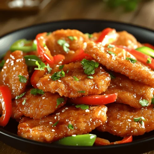 Crispy Chilli Beef Delight is a tantalizing dish that has captivated the taste buds of food enthusiasts around the world. This irresistible recipe features tender strips of beef that are coated in a crispy batter and tossed with vibrant bell peppers and onions, creating a perfect harmony of textures and flavors. The dish is not only a feast for the palate but also a visual delight with its striking array of colors.
