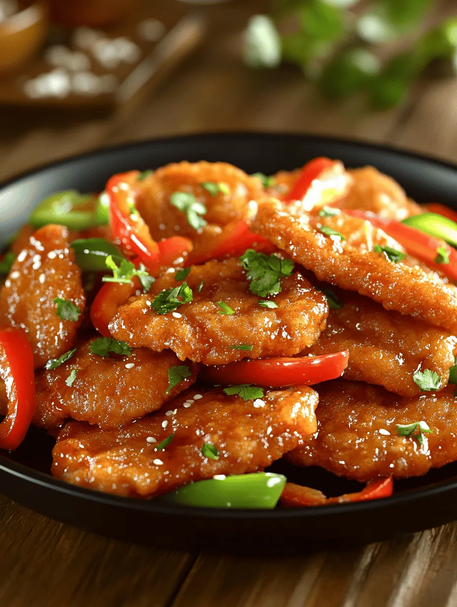 Crispy Chilli Beef Delight is a tantalizing dish that has captivated the taste buds of food enthusiasts around the world. This irresistible recipe features tender strips of beef that are coated in a crispy batter and tossed with vibrant bell peppers and onions, creating a perfect harmony of textures and flavors. The dish is not only a feast for the palate but also a visual delight with its striking array of colors.