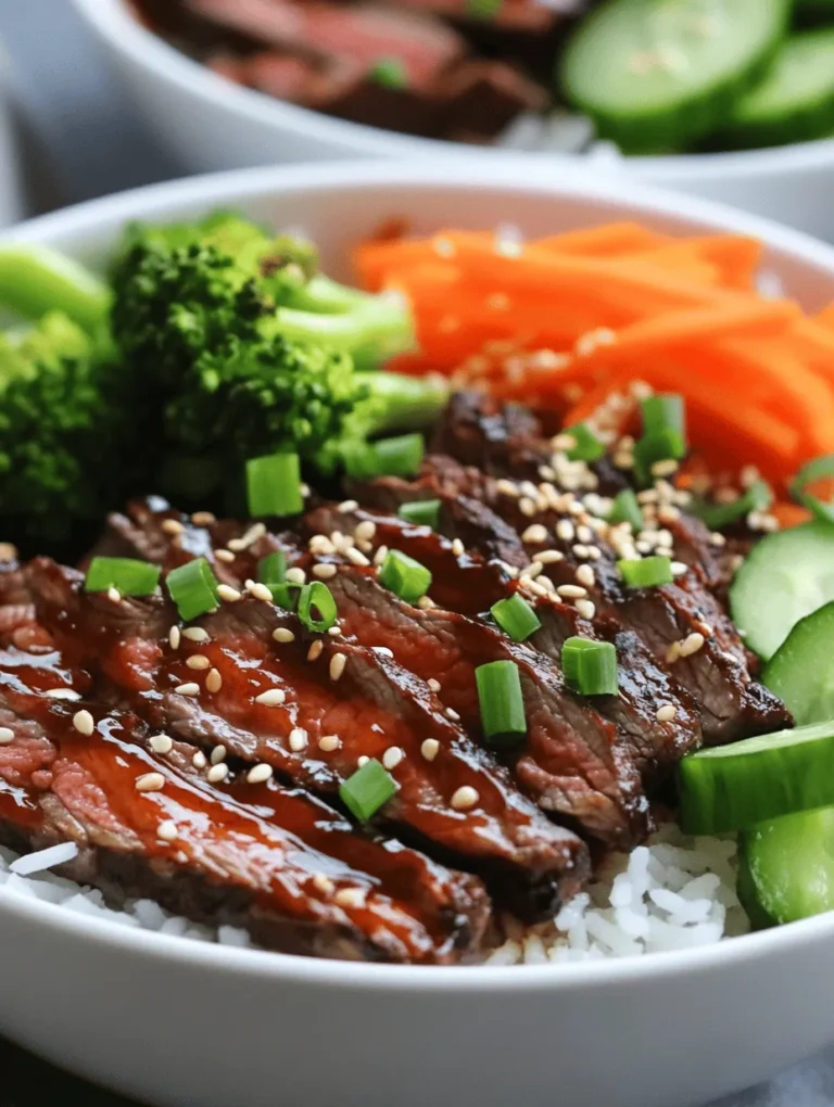 Korean BBQ Steak Rice Bowls with Spicy Cream Sauce are a delightful fusion of flavors that bring the essence of Korean cuisine right to your dining table. This dish combines tender, marinated steak with a spicy cream sauce, served over a bed of fluffy rice and colorful vegetables. Not only is this recipe easy to prepare, but it also showcases the rich flavors and vibrant colors characteristic of Korean BBQ. As a meal that is as appealing to the eye as it is to the palate, it serves as a perfect introduction to the world of Korean cooking.