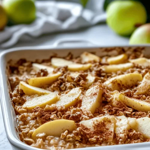 Breakfast is often touted as the most important meal of the day, and for good reason. A nutritious breakfast can set the tone for your day, providing you with the energy and focus needed to tackle your daily tasks. In a world where convenience often trumps health, finding a breakfast option that is both quick to prepare and packed with nutrients can feel like a challenge. Enter the Irresistible Healthy Apple Oatmeal Breakfast Bake—a delicious, wholesome dish that combines the heartiness of oats with the natural sweetness of apples. This breakfast bake not only satisfies your taste buds but also fuels your body with essential nutrients, making it an ideal choice for busy mornings or leisurely weekend brunches.