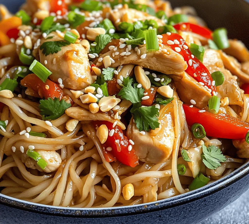 In the realm of culinary delights, few dishes can boast the perfect harmony of flavors, textures, and aromas quite like Kung Pao Chicken Noodles. This beloved fusion dish marries the spicy, savory essence of traditional Kung Pao chicken with the delightful chewiness of rice noodles, creating a meal that is both comforting and invigorating. Originating from the rich tapestry of Chinese cuisine, Kung Pao chicken has long been a favorite in households and restaurants alike, celebrated for its ability to balance heat with sweetness and crunch.