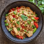 In the realm of culinary delights, few dishes can boast the perfect harmony of flavors, textures, and aromas quite like Kung Pao Chicken Noodles. This beloved fusion dish marries the spicy, savory essence of traditional Kung Pao chicken with the delightful chewiness of rice noodles, creating a meal that is both comforting and invigorating. Originating from the rich tapestry of Chinese cuisine, Kung Pao chicken has long been a favorite in households and restaurants alike, celebrated for its ability to balance heat with sweetness and crunch.