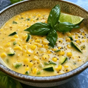 As the sun shines brightly and the days grow longer, summer brings with it a vibrant array of fresh produce, making it the perfect time to indulge in light and refreshing dishes. Among the many culinary delights that the season offers, Summer Corn and Zucchini Chowder stands out as a comforting and satisfying option that captures the essence of summer in every spoonful. This chowder, brimming with the sweet, earthy flavors of corn and the delicate crunch of zucchini, is not only delightful to the taste buds but also a nourishing choice for any meal—be it lunch or dinner.