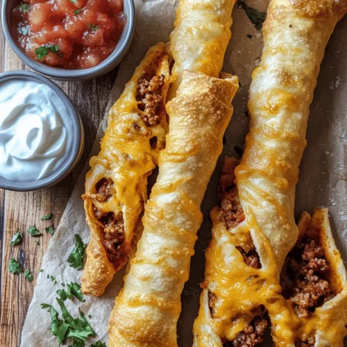 Taco-inspired dishes have surged in popularity over the years, captivating food enthusiasts with their bold flavors and vibrant ingredients. From classic tacos to nachos and quesadillas, the versatility of taco ingredients allows for endless culinary creativity. Among these delightful variations, Cheesy Taco Sticks stand out as a fun, easy-to-make snack or meal that brings together the best of both worlds: the savory, spicy essence of tacos and the comforting, cheesy appeal of breadsticks.