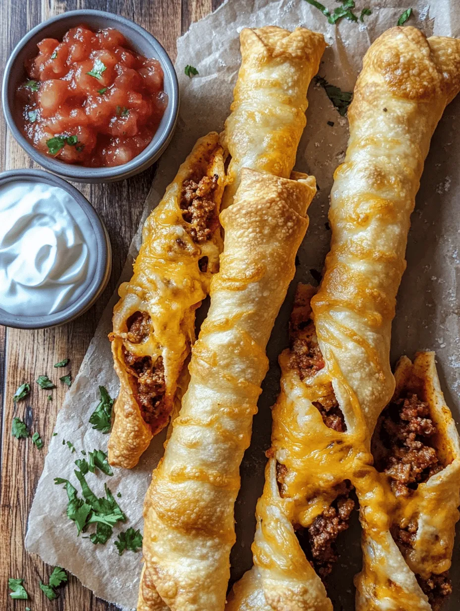 Taco-inspired dishes have surged in popularity over the years, captivating food enthusiasts with their bold flavors and vibrant ingredients. From classic tacos to nachos and quesadillas, the versatility of taco ingredients allows for endless culinary creativity. Among these delightful variations, Cheesy Taco Sticks stand out as a fun, easy-to-make snack or meal that brings together the best of both worlds: the savory, spicy essence of tacos and the comforting, cheesy appeal of breadsticks.