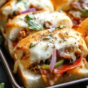 Hot Italian Sub Sliders are more than just a meal; they are an embodiment of comfort food that warms the heart and satisfies the taste buds. These delightful mini sandwiches are perfect for various occasions, whether it's a lively game day gathering, a cozy family dinner, or a party that calls for finger foods. The beauty of Hot Italian Sub Sliders lies in their versatility; they can be customized to suit any palate while delivering a burst of savory flavors that make each bite a joy.