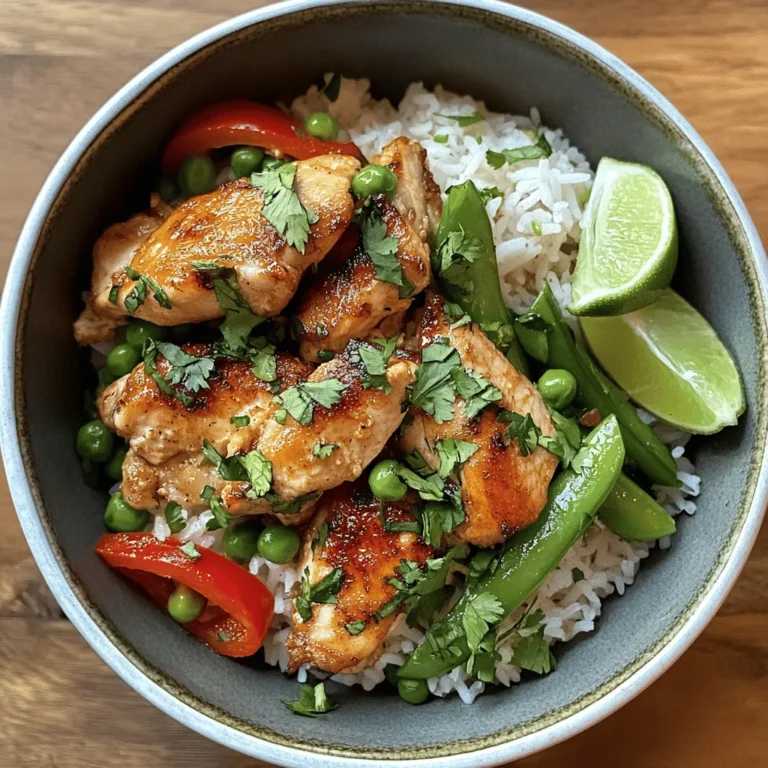 To truly appreciate the Coconut Chicken Rice Bowl, it’s essential to understand the star ingredients that bring it to life. Each component serves a purpose, enhancing the overall flavor profile and nutritional value of the dish.