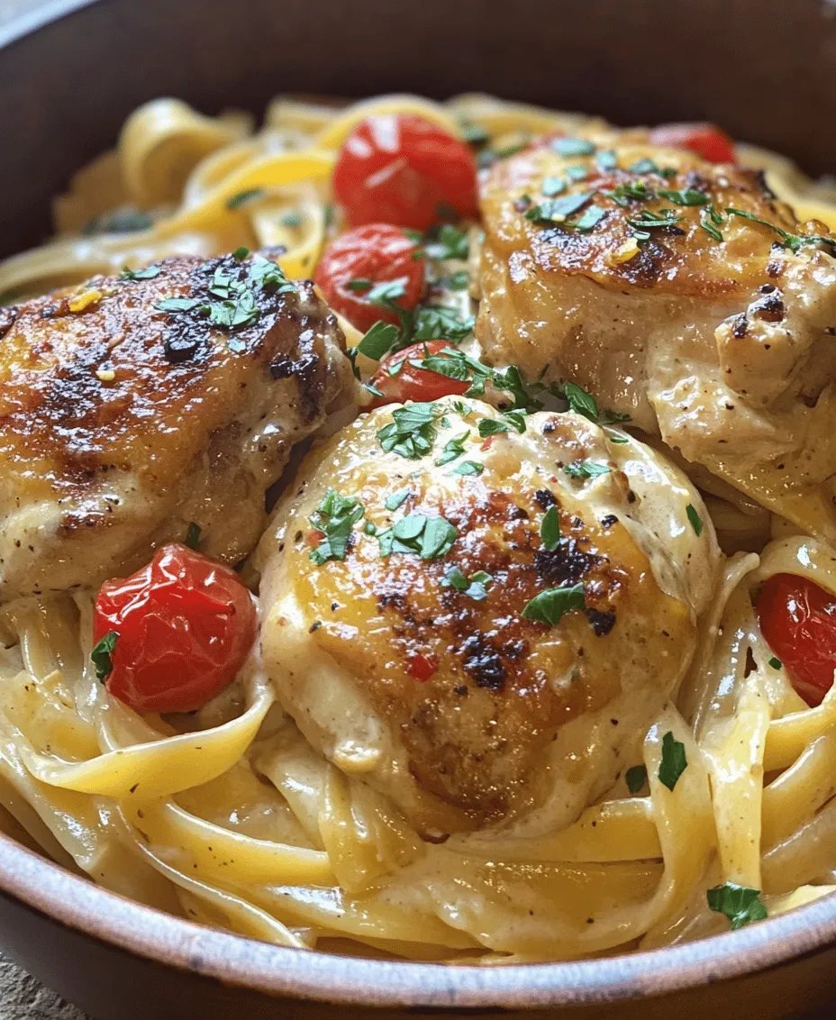If you’re on the lookout for a quick yet delectable meal that can impress both family and friends, look no further than Cowboy Butter Chicken Linguine. This dish is a delightful fusion of flavors that brings together the richness of butter, the heartiness of chicken, and the comfort of pasta, all in one pot. Imagine a creamy, flavorful sauce enveloping perfectly cooked linguine and tender chicken thighs—this recipe is not only satisfying but also a breeze to prepare, making it ideal for busy weeknights or casual gatherings.