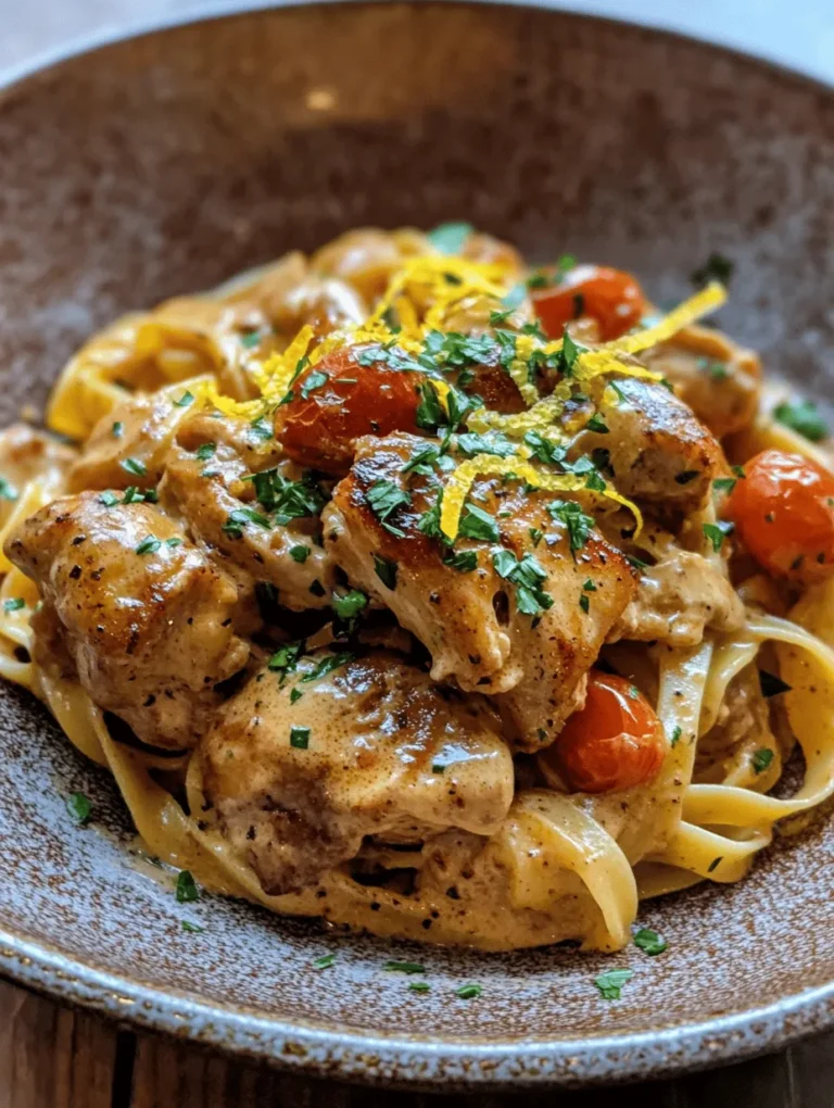 If you’re on the lookout for a quick yet delectable meal that can impress both family and friends, look no further than Cowboy Butter Chicken Linguine. This dish is a delightful fusion of flavors that brings together the richness of butter, the heartiness of chicken, and the comfort of pasta, all in one pot. Imagine a creamy, flavorful sauce enveloping perfectly cooked linguine and tender chicken thighs—this recipe is not only satisfying but also a breeze to prepare, making it ideal for busy weeknights or casual gatherings.