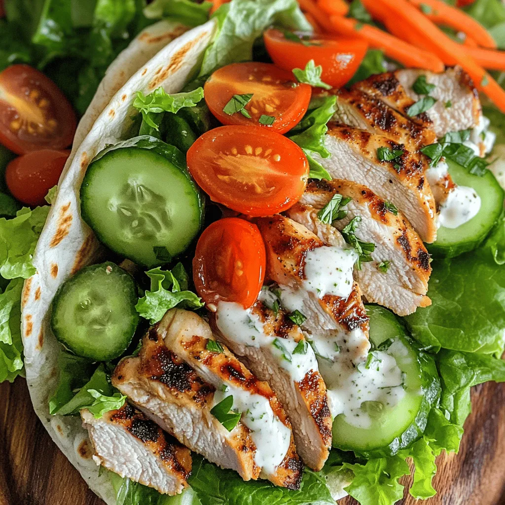 To truly appreciate the healthy grilled chicken ranch wraps, it’s important to understand the nutritional benefits of each ingredient. This insight not only enhances your cooking experience but also empowers you to make informed choices about your meals.
