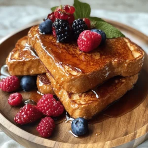 French toast has long held a cherished place in the realm of comfort foods. Whether dunked in syrup, dusted with powdered sugar, or adorned with fresh fruit, this classic dish warms the heart and nourishes the soul. But what if you could elevate this beloved breakfast staple to extraordinary heights? Enter the Sweet and Sticky Caramelized French Toast—a delightful twist on the traditional recipe that introduces an indulgent caramelization process. This unique method enhances the natural sweetness of the dish while adding a rich, velvety texture that will have you coming back for seconds (and thirds).