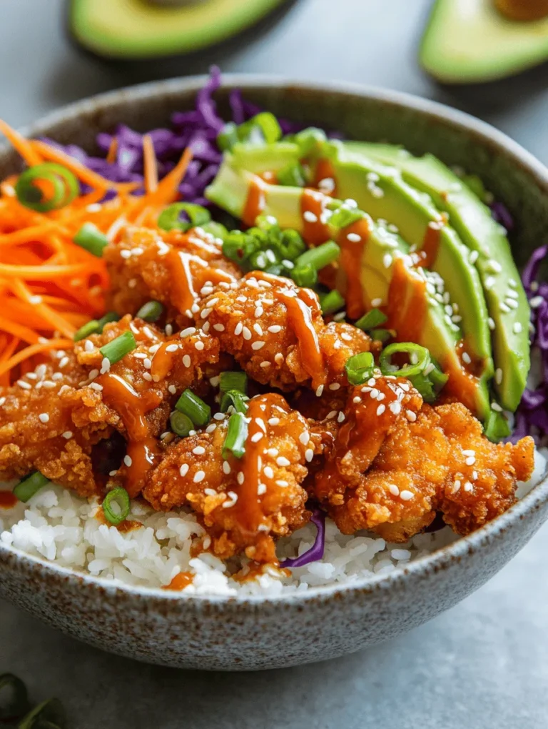 Welcome to the delightful world of Bang Bang Chicken Bowls, a dish that brings together crispy fried chicken, fresh vegetables, and a creamy, spicy sauce that tantalizes the taste buds. This dish is a beloved staple in Asian cuisine, renowned for its bold flavors and satisfying textures. Whether you're looking for a casual meal to enjoy at home or a show-stopping dish to impress guests at a gathering, Bang Bang Chicken Bowls offer a versatile and delicious option that can adapt to any occasion.