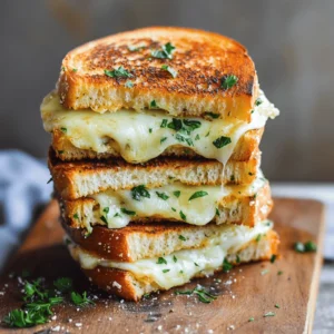 At the heart of every great Garlic Bread Grilled Cheese are its base ingredients: bread, cheese, and garlic butter. Each element contributes to the sandwich's overall flavor, texture, and enjoyment, so selecting the right components is essential for achieving the best results.