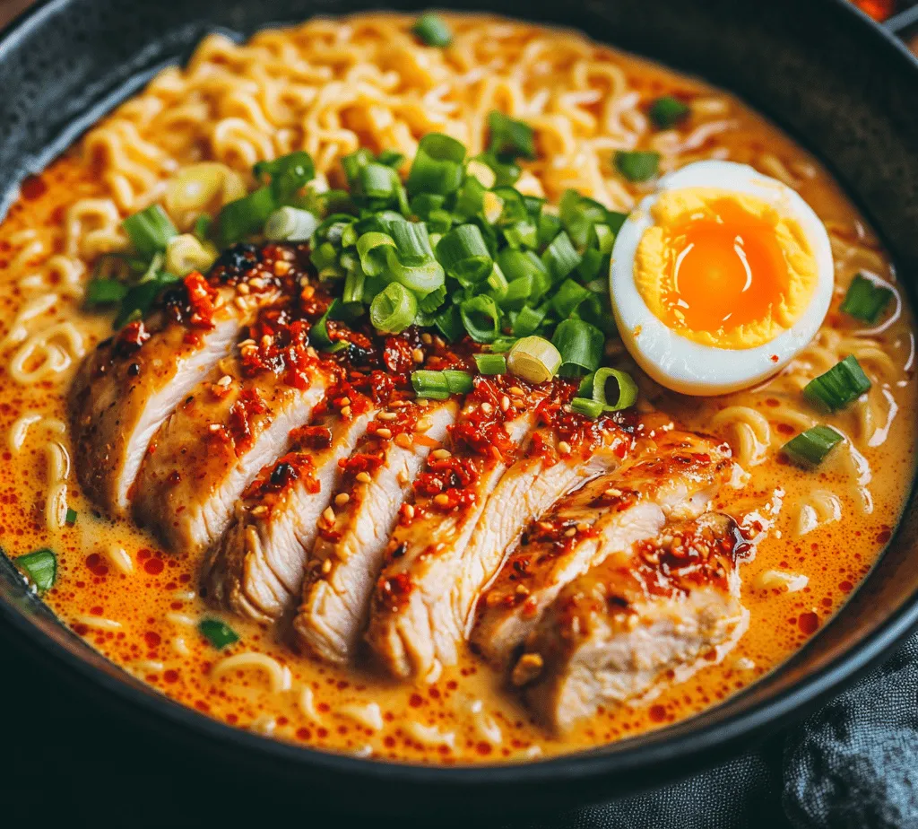 In the world of comfort food, few dishes can rival the warmth and satisfaction of a steaming bowl of ramen. But when you add a fiery kick and a luscious, creamy garlic sauce, you elevate a classic favorite into an unforgettable culinary experience. Welcome to the world of Fiery Chicken Ramen with Creamy Garlic Sauce, where the bold flavors of spicy chicken meet the rich, velvety texture of a garlic-infused sauce, creating a harmony of taste and texture that is simply irresistible.