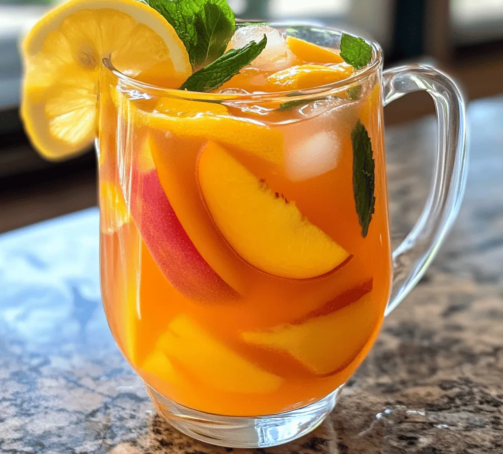 As summer rolls in, there’s nothing quite as refreshing as a tall glass of Peach Lemonade. This delightful beverage combines the sweet juiciness of ripe peaches with the zesty tang of freshly squeezed lemons, creating an irresistible drink that perfectly captures the essence of the season. Whether you’re hosting a sunny afternoon gathering, enjoying a backyard barbecue, or simply looking for a cool refreshment to sip on a hot day, this Peach Lemonade is sure to please.