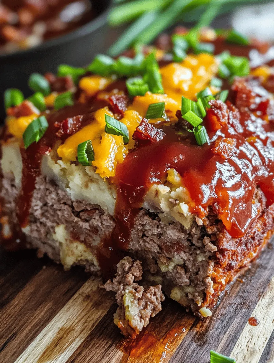 Meatloaf is one of those timeless comfort foods that evokes feelings of nostalgia and warmth. Whether it was a family dinner after a long day or a special occasion meal, meatloaf has held a cherished place in American cuisine. Traditionally made with ground meat, breadcrumbs, and a variety of seasonings, this dish has evolved over the years to accommodate changing tastes and preferences. Today, we are excited to introduce a modern twist on this classic: the "Ultimate Loaded Potato Meatloaf."