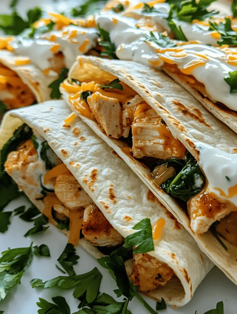 Wraps have become an increasingly popular meal option for those seeking a quick, satisfying, and versatile dish. Whether for a hearty lunch, a light dinner, or a party appetizer, wraps can be filled with a variety of ingredients, making them suitable for any palate. Among the myriad of wrap options available, Cheesy Garlic Chicken Wraps stand out as a comforting and delectable choice. This recipe marries tender chicken with aromatic garlic, rich cheeses, and an array of spices, resulting in a flavor-packed experience that is sure to please both family members and guests alike.