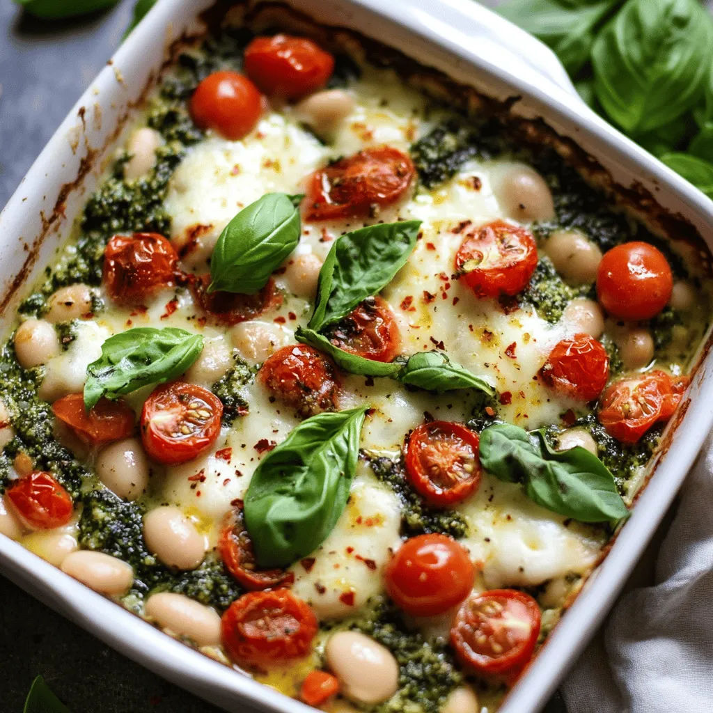 One of the standout features of this dish is its health benefits. White beans are a nutritional powerhouse, packed with plant-based protein, fiber, and essential nutrients. They are known for supporting heart health, regulating blood sugar levels, and promoting digestive health, making them a staple in many healthy diets. When combined with fresh ingredients like pesto and vegetables, the nutritional value only increases, offering vitamins, minerals, and antioxidants that contribute to overall wellness.