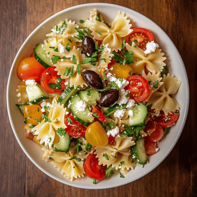 Creating a Bow Tie Pasta Salad Fiesta requires a thoughtful selection of ingredients, each contributing to the overall flavor profile and texture of the dish. The vibrant colors and fresh tastes make this salad a standout choice for any occasion.