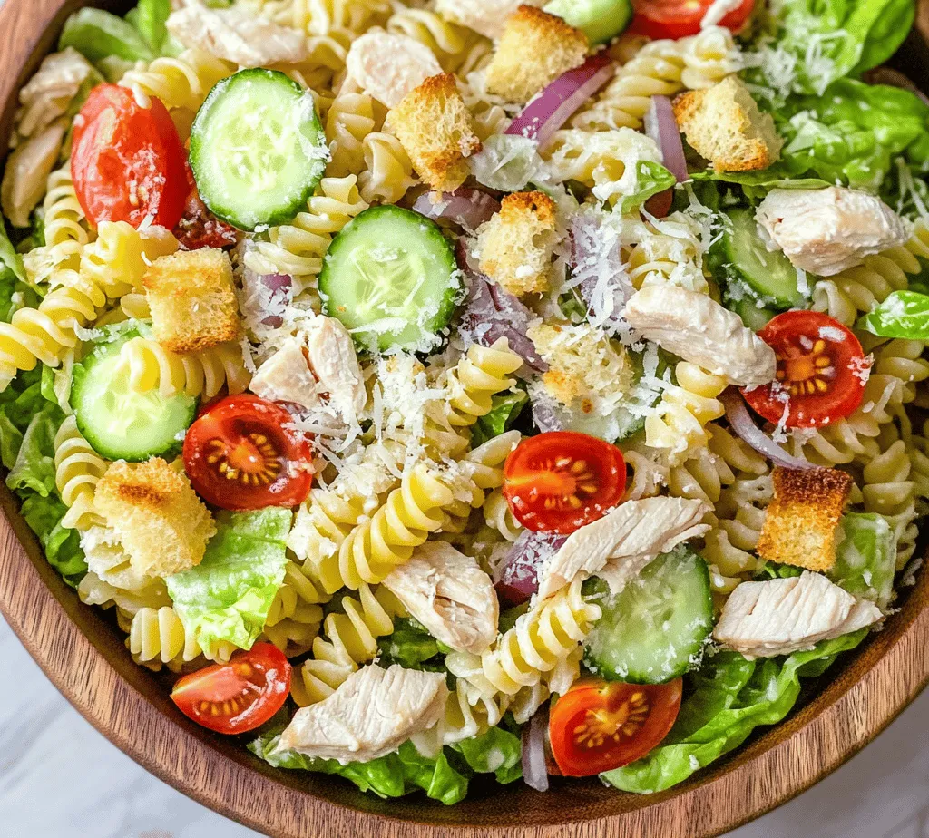 In today's fast-paced world, finding quick and delicious meal options can be a challenge. Enter the 20-Minute Chicken Caesar Pasta Salad—a culinary delight that combines the classic flavors of a beloved Caesar salad with the heartiness of pasta. This dish is perfect for busy weeknights, family gatherings, or potluck events. With its vibrant colors and appealing textures, it offers more than just a meal; it provides an experience that is both satisfying and refreshing.