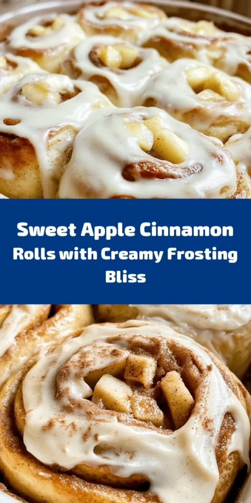 Fall in love with these irresistible apple cinnamon rolls topped with creamy frosting! This delightful recipe combines fluffy dough with a sweet apple filling spiced just right to create a perfect treat for breakfast or brunch. Easy to make and utterly delicious, these cinnamon rolls are sure to impress family and friends. Serve them warm and enjoy the comforting flavors of fall. Don't miss out on this must-try recipe!