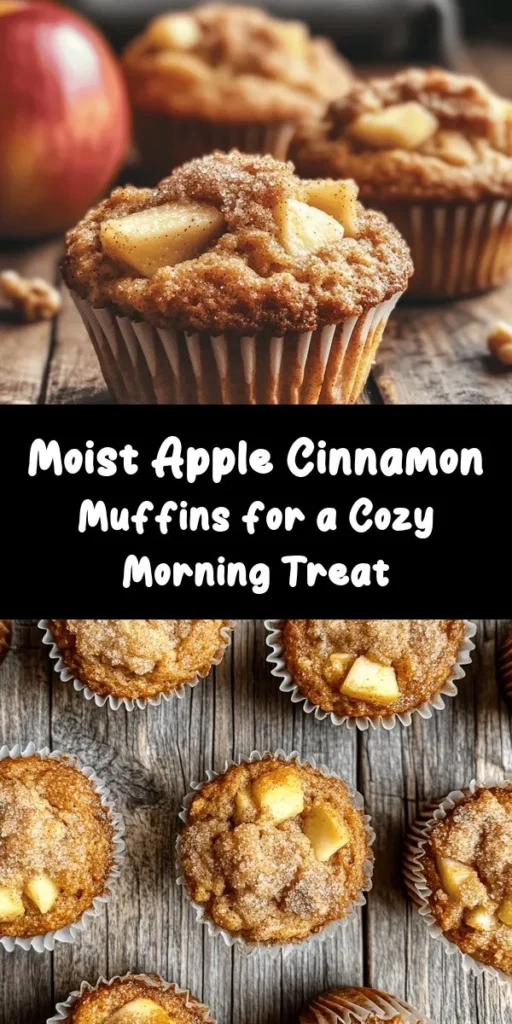 Get ready to indulge in these irresistible moist apple cinnamon muffins that are perfect for any occasion! Made with fresh apples and a hint of warm spices, these muffins are easy to whip up in just 30 minutes. Whether for breakfast, a snack, or dessert, each bite is bursting with flavor and topped with a delicious cinnamon sugar crunch. With a simple list of ingredients, you’ll have 12 delightful muffins to share or savor all by yourself!